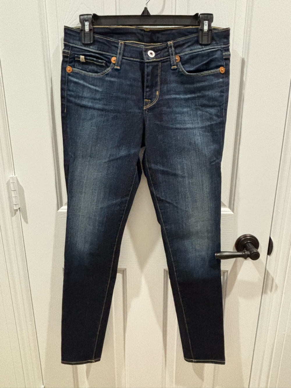 Big Star Dark Wash Women's Skinny Jeans - Blue